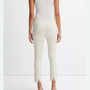 Vince Cream Capri length split hem pull on Ankle Pants size small